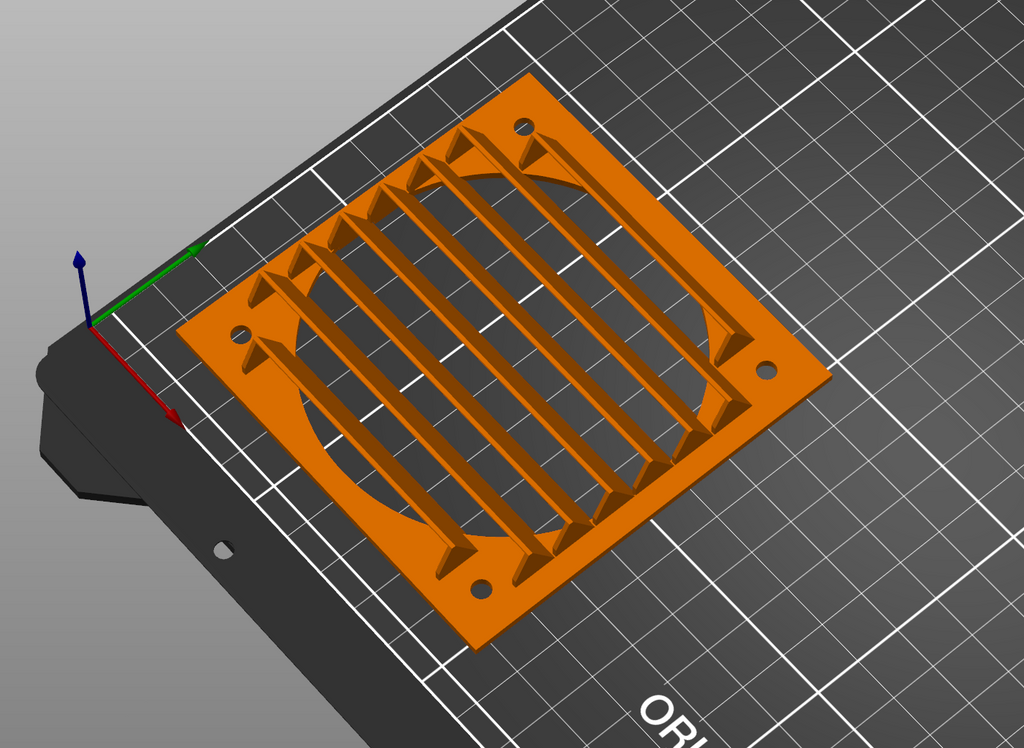 80mm Fan Cover - High Flow