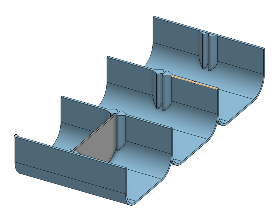 Vase-mode Inserts for parts storage drawers