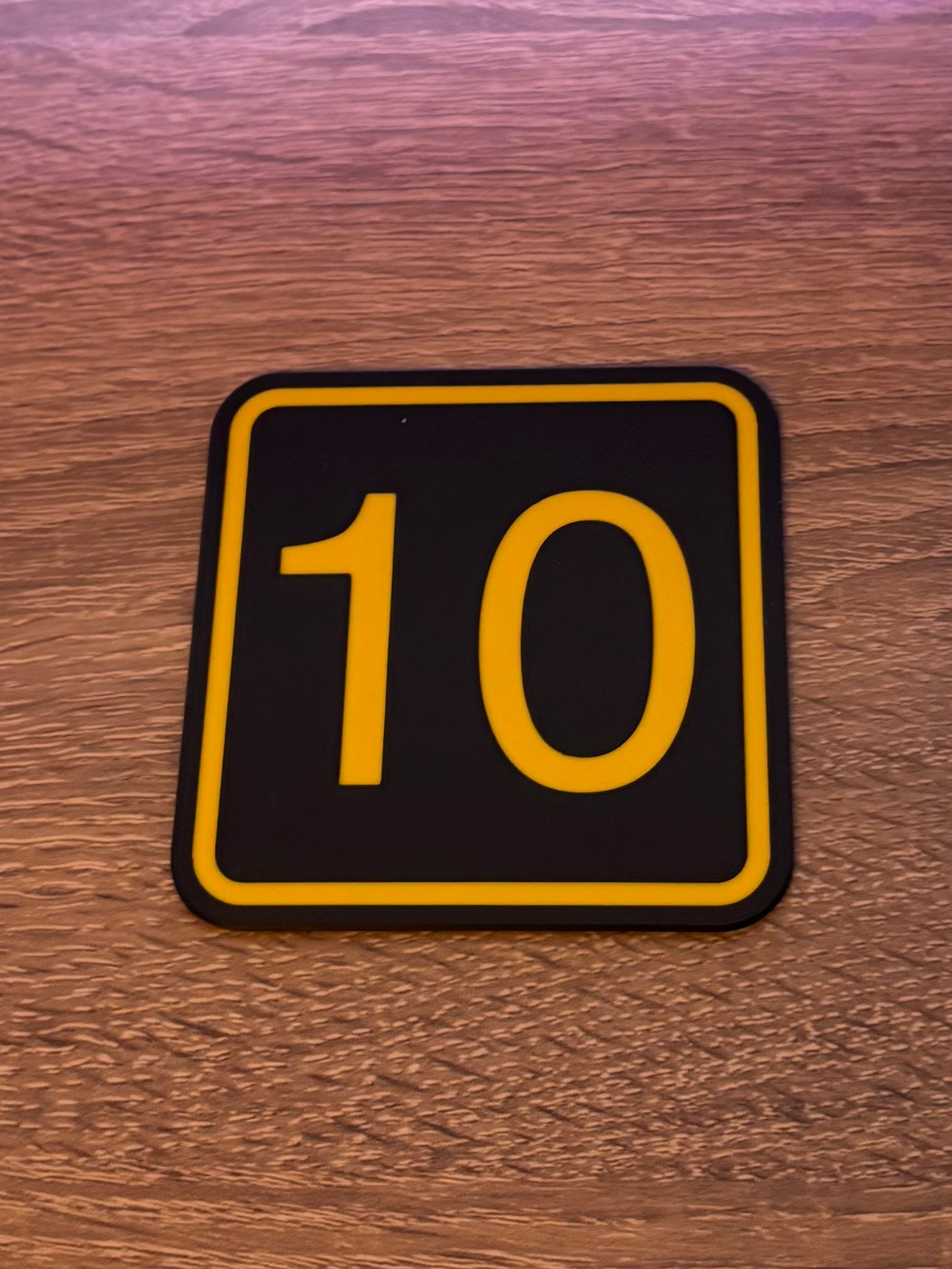 Square Number Plates (Door signs etc)