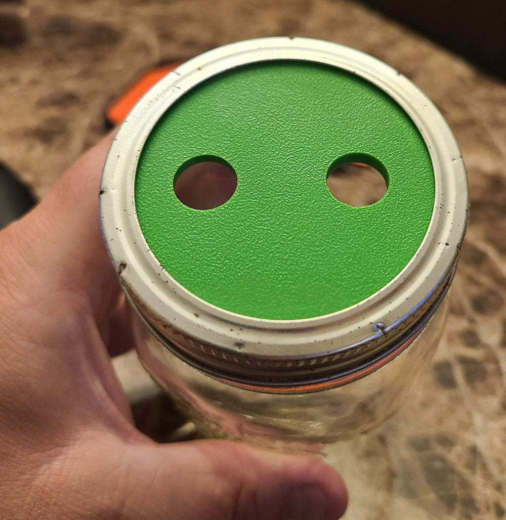 Mason Jar Bee Feeder with Printed Lid