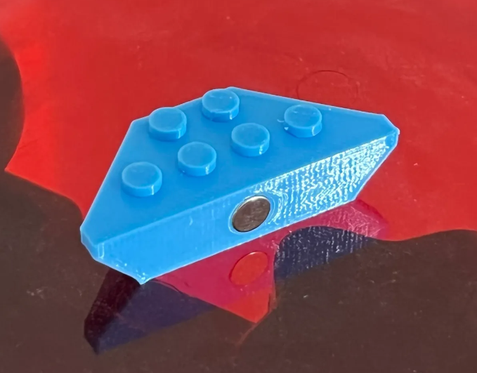 Magnetic Brick Legos Shelf