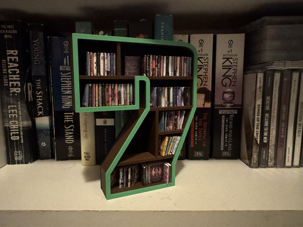Alphabet & Number Mini Bookshelves: A-Z & 0-9 Set