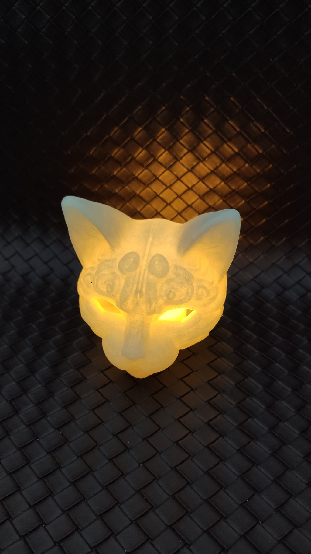 Cat Head - LED tea light holder