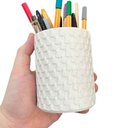 Cat Whisker Crest Pen Holder Multipurpose Storage