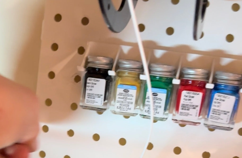 Testors Model Paint Peg Board Holder / Rack