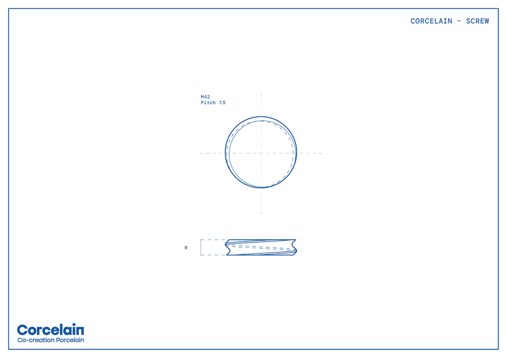 Corcelain - Screw(long / short)