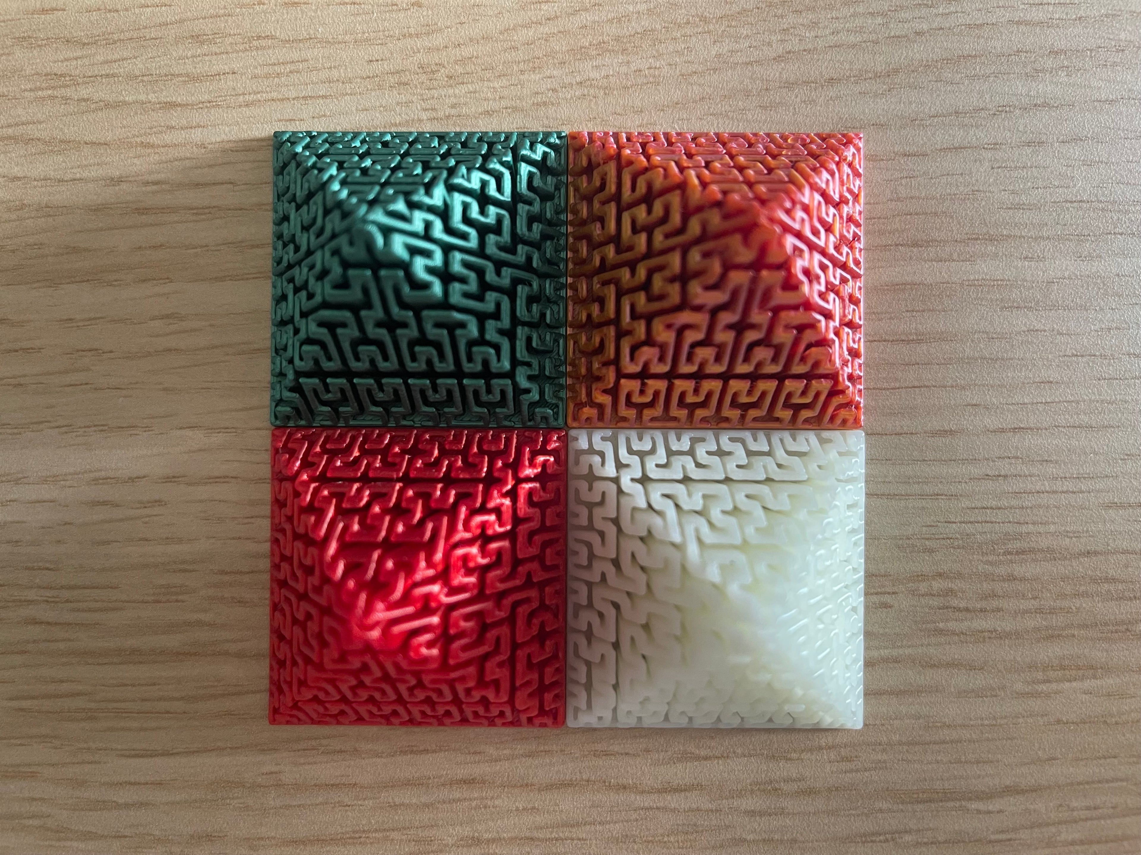 Hilbert Curve Fractal Pyramid