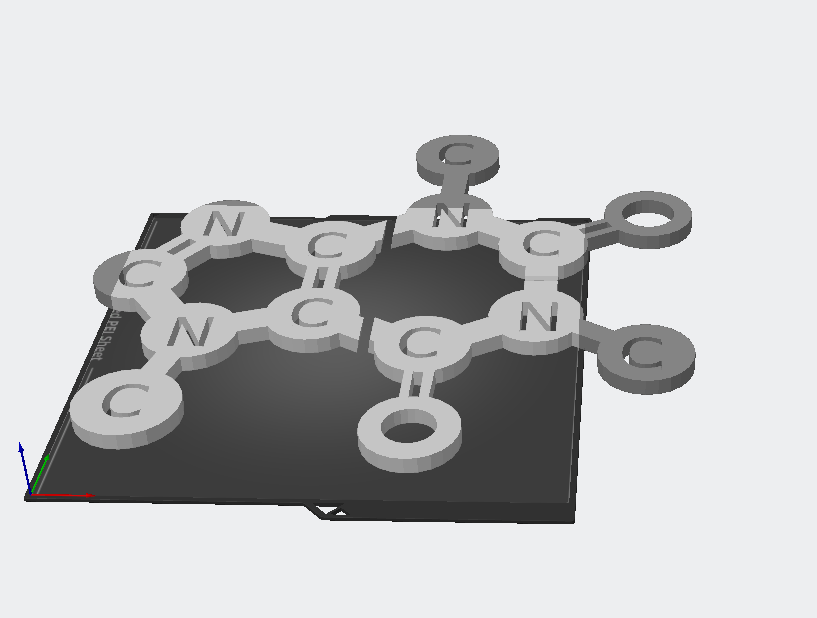 Coffee Molecule Wall Art