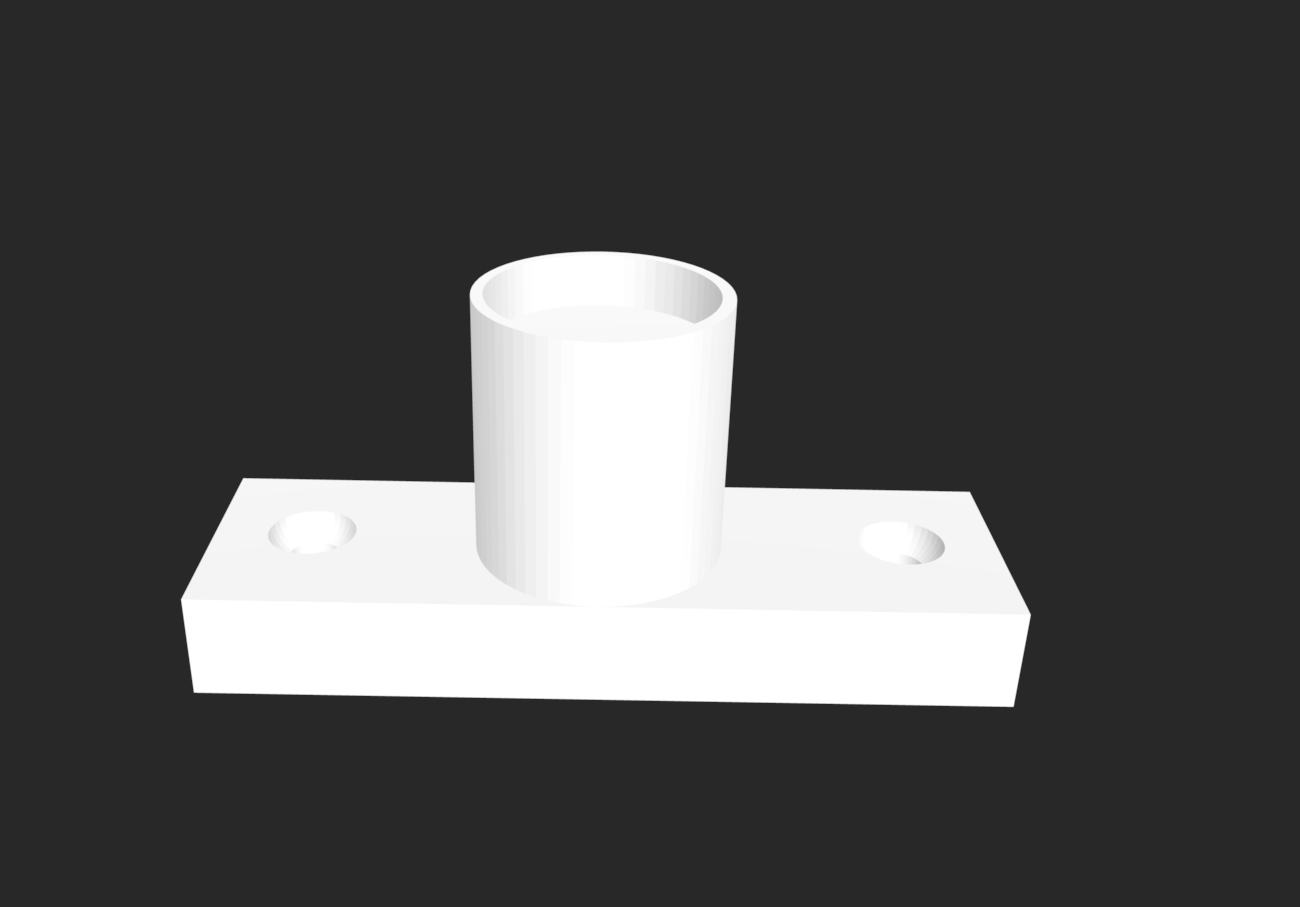 Bambu Lab A1 filament guide wall mount