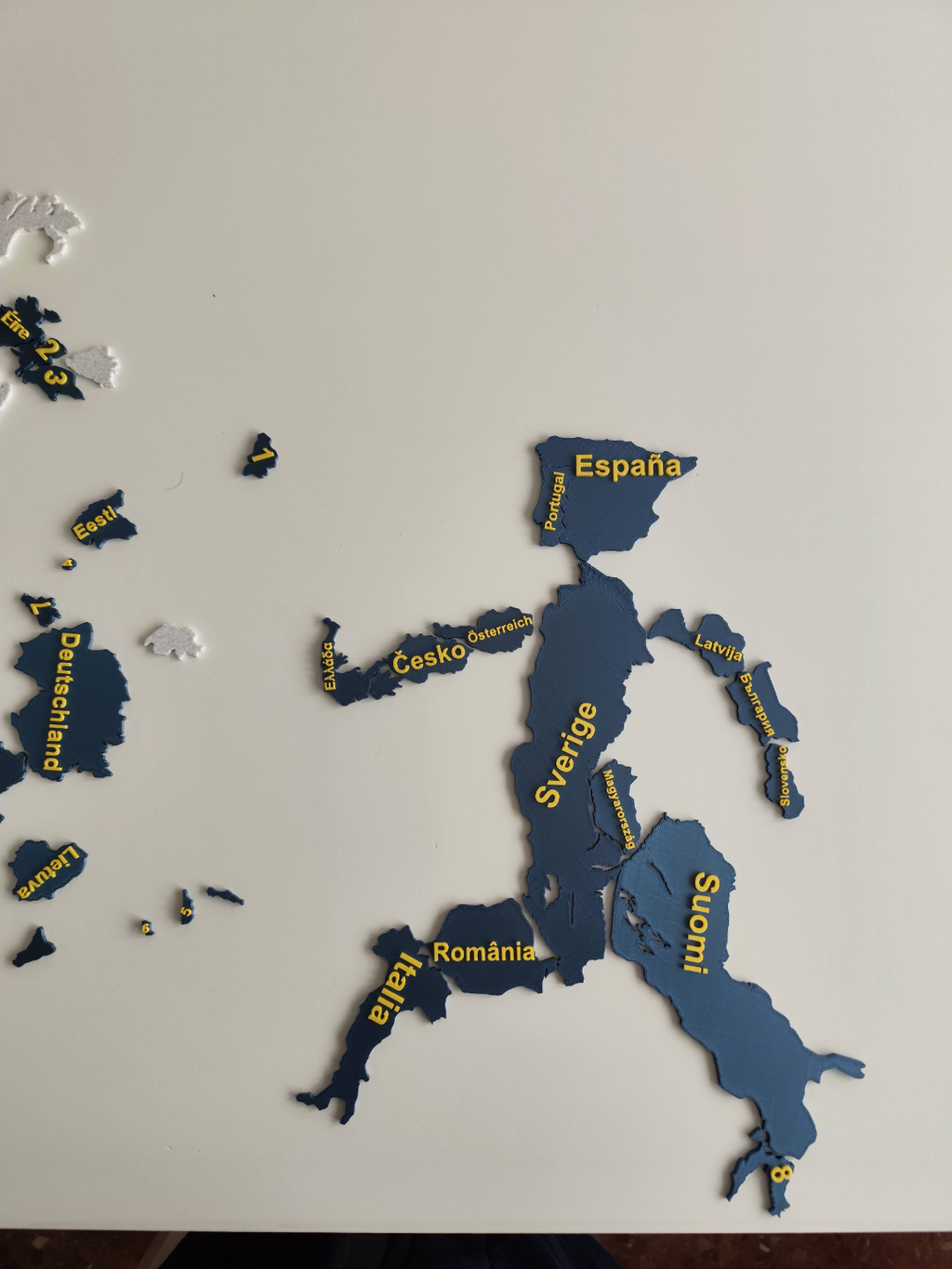 European Union countries puzzle