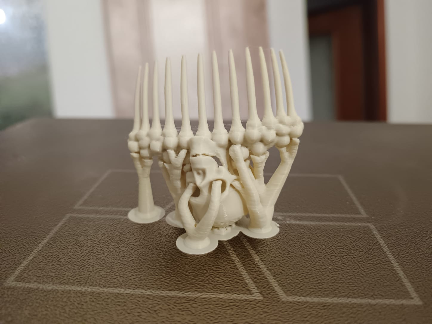 Bones hair comb 002
