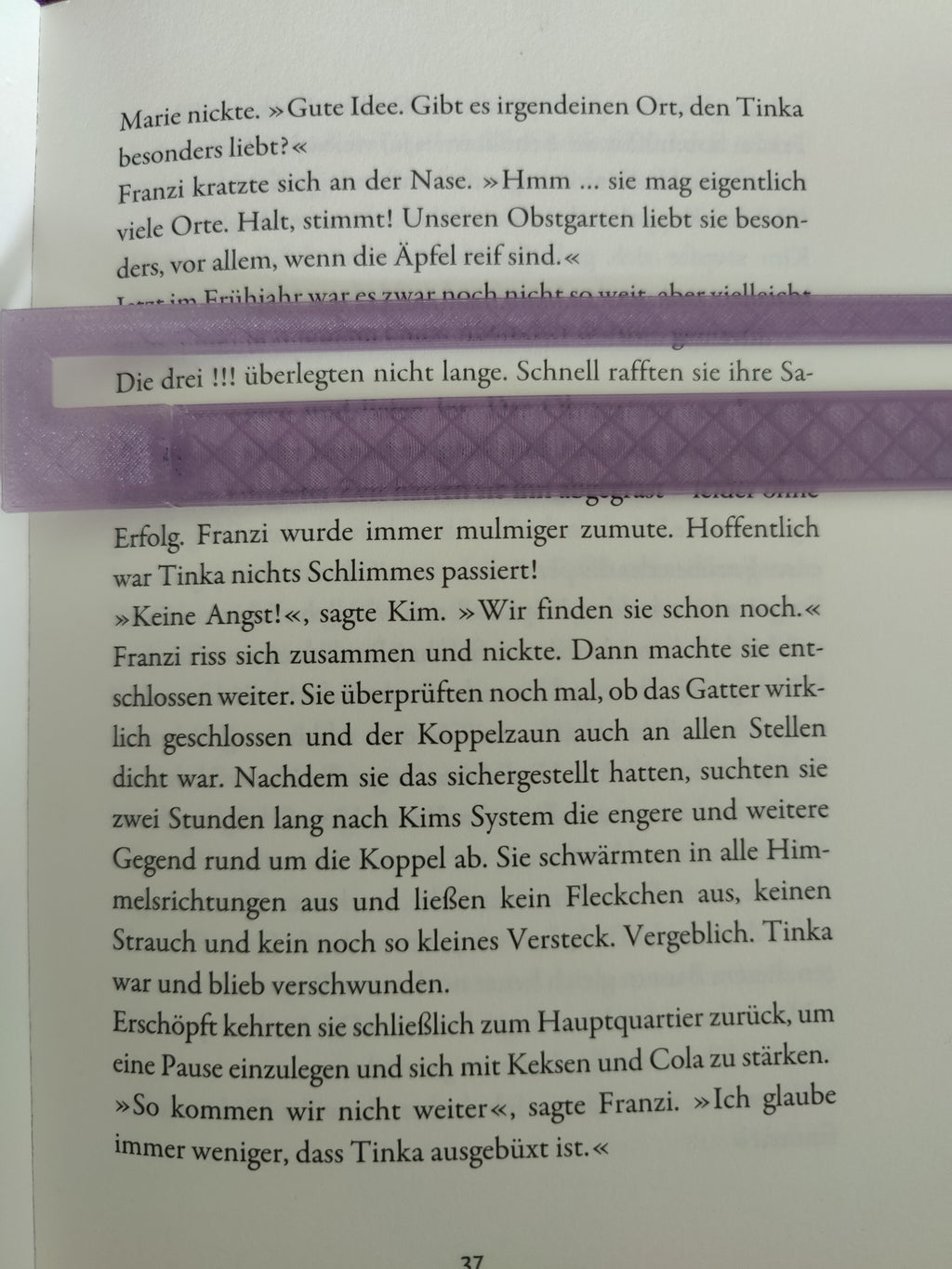 Bookmark with Line Marker