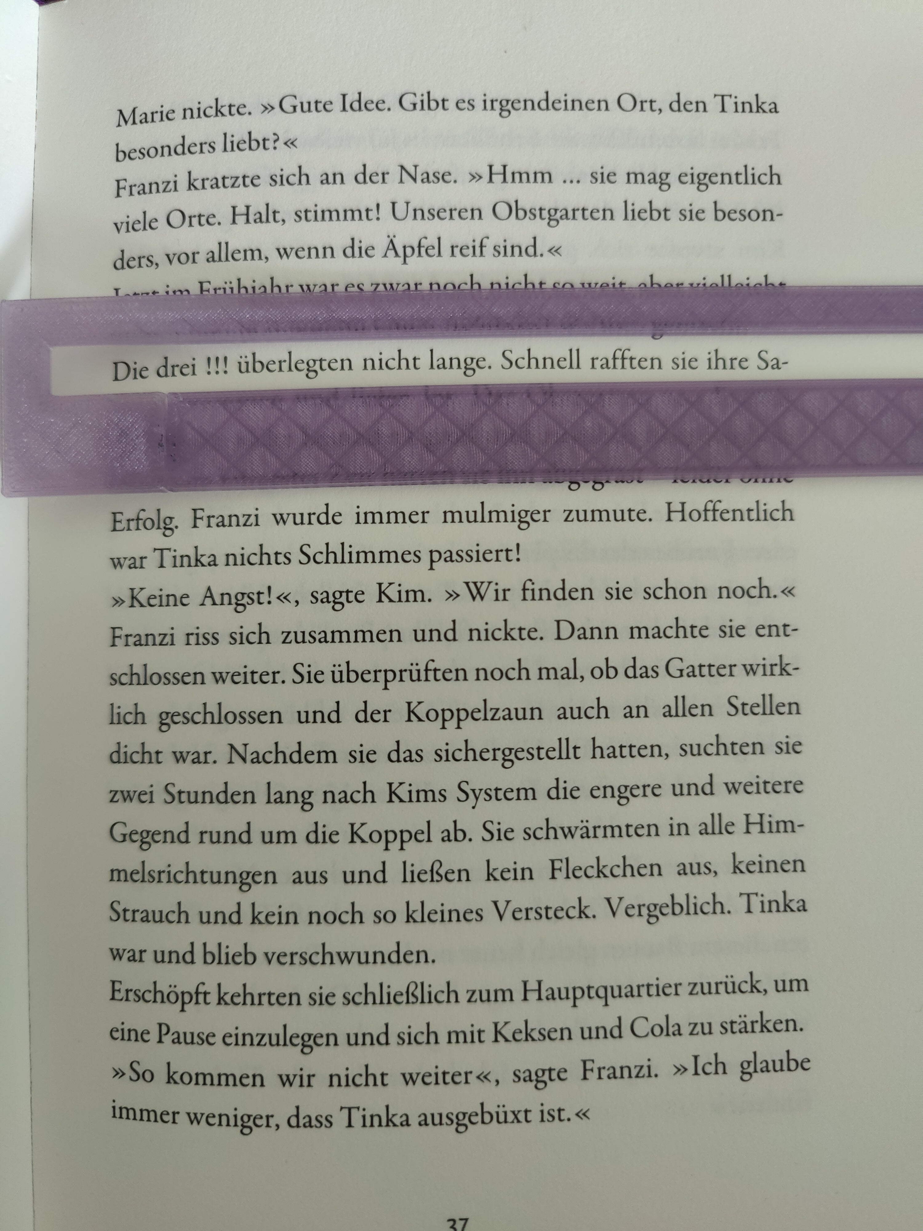 Bookmark with Line Marker