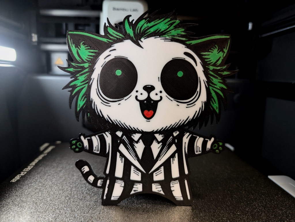 Beetlejuice Cat - User Requested
