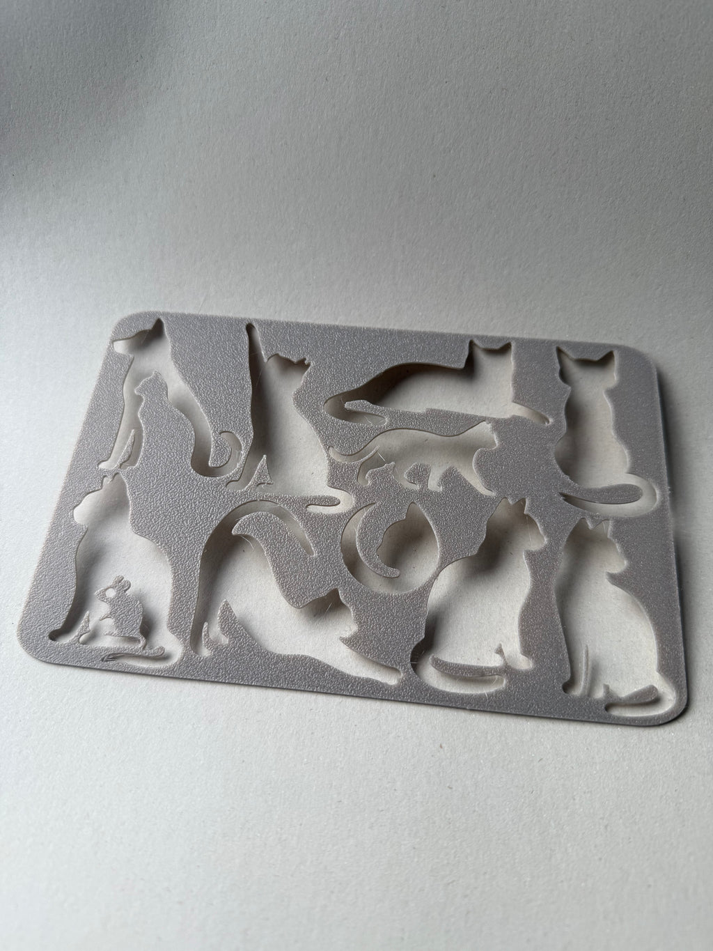 Cat Silhouette Stencil