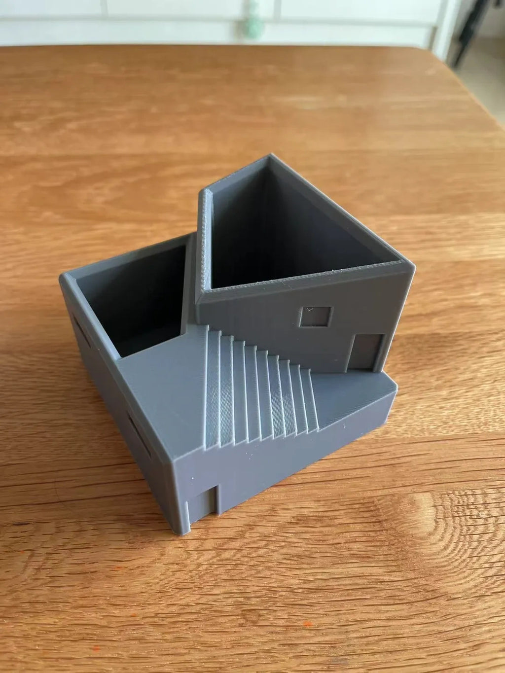 建筑笔筒收纳桶