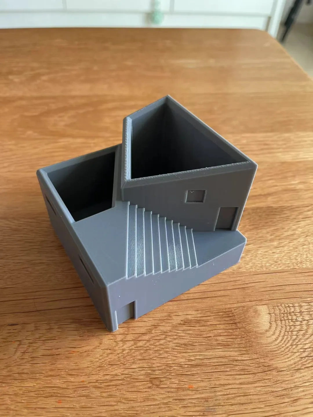 建筑笔筒收纳桶