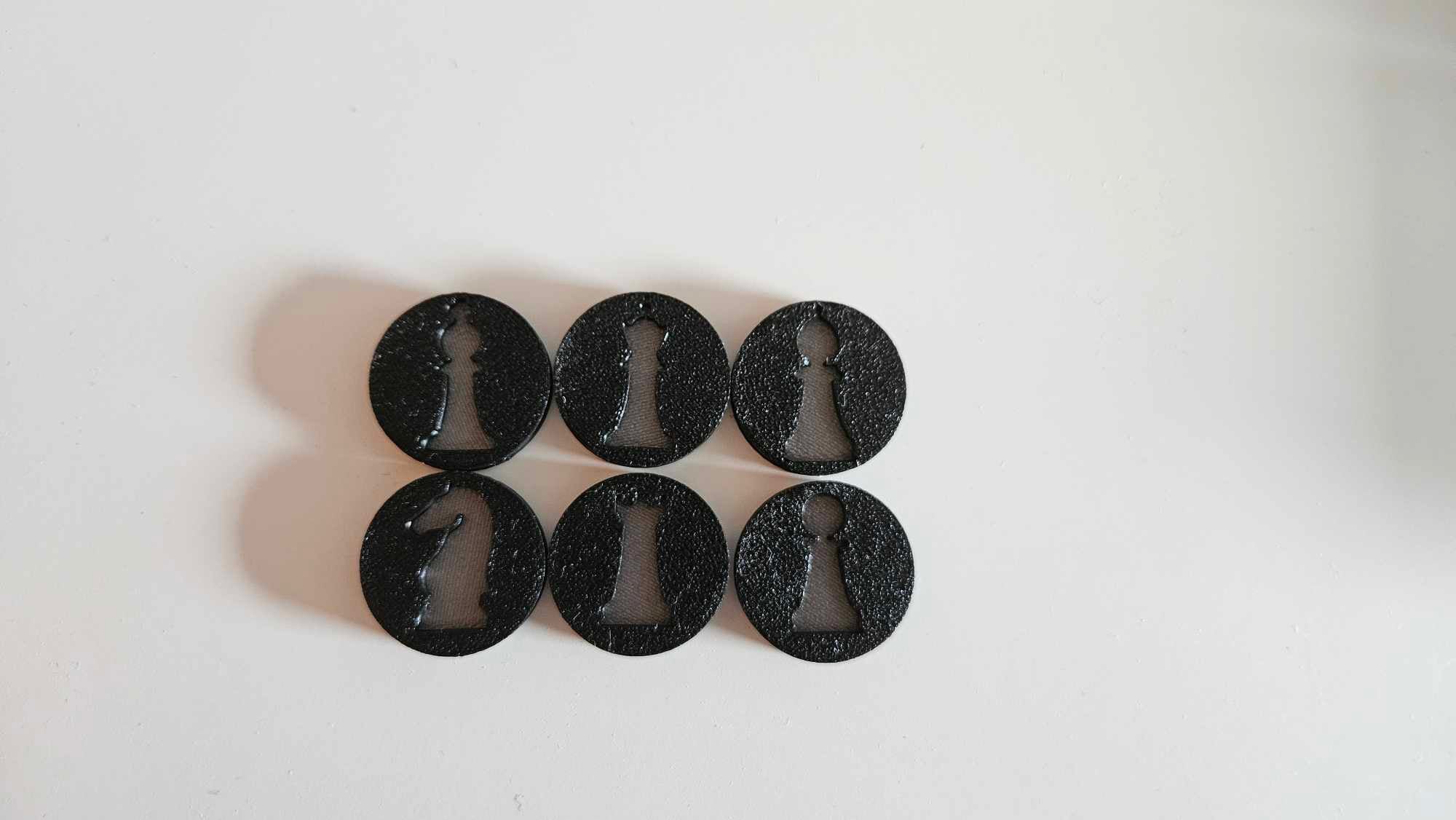 Chess figures, pieces