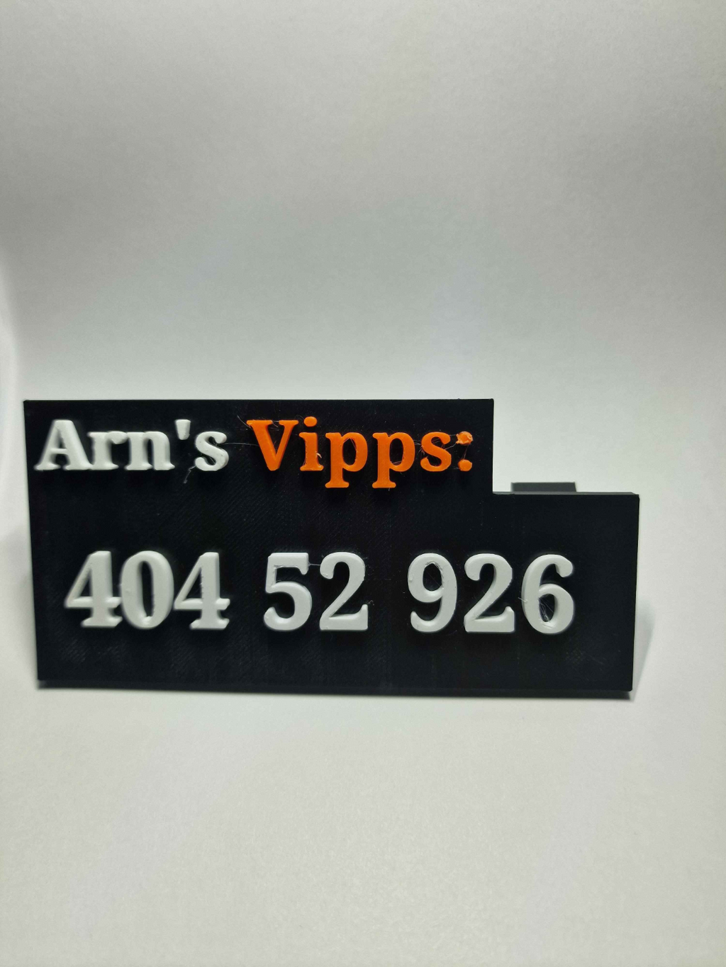 Customizable sign with simple stand