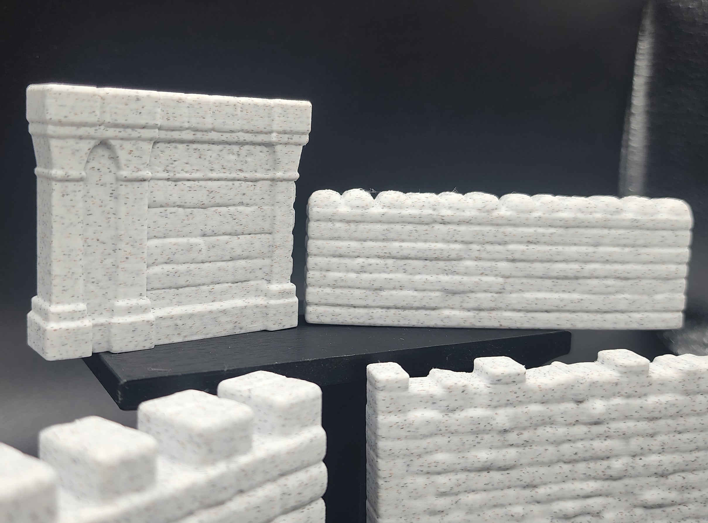 5 Stone Wall Miniatures