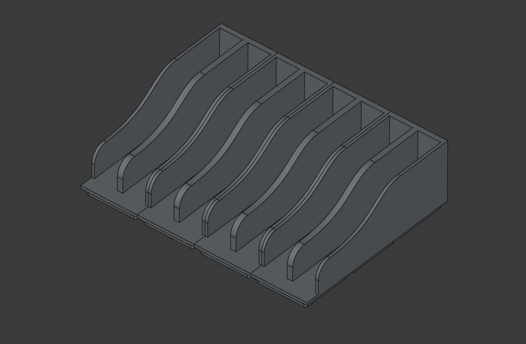Gridfinity Utensil Dividers (1x3 base)