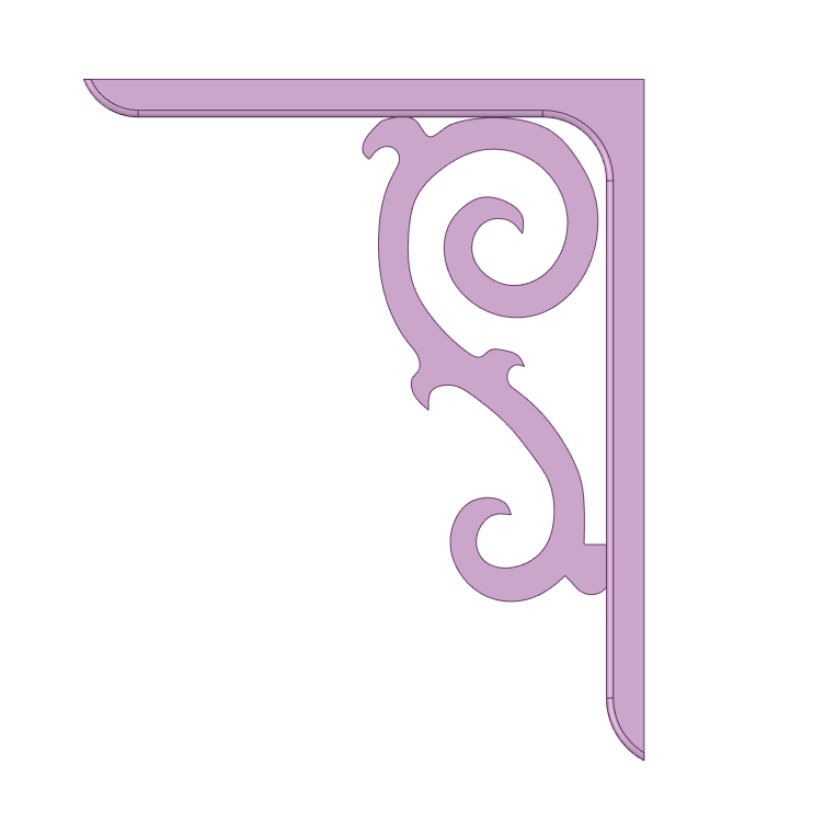 Victorian Style Scalable Brackets