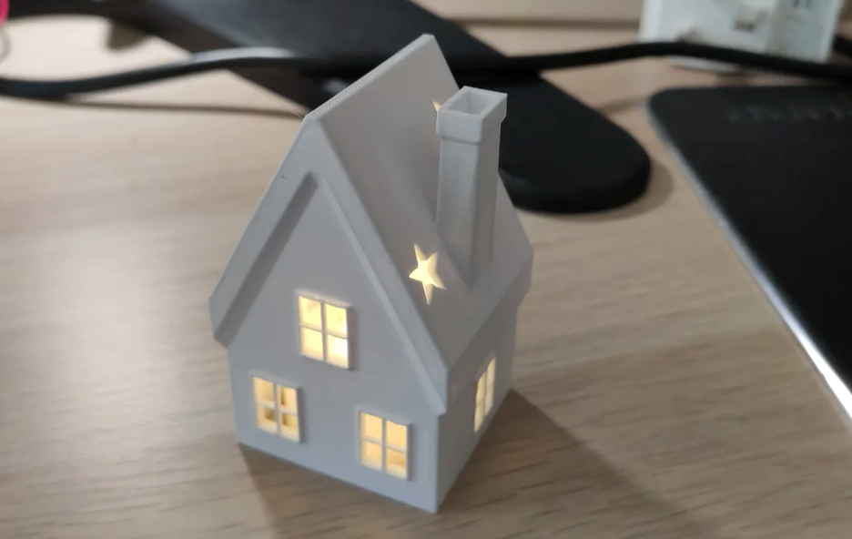 Cozy Christmas Tea Light Houses – Two Sizes