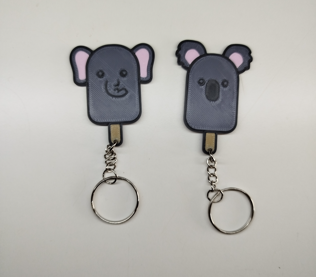 PACK OF 22 CUTE ANIMALS KEYCHAINS