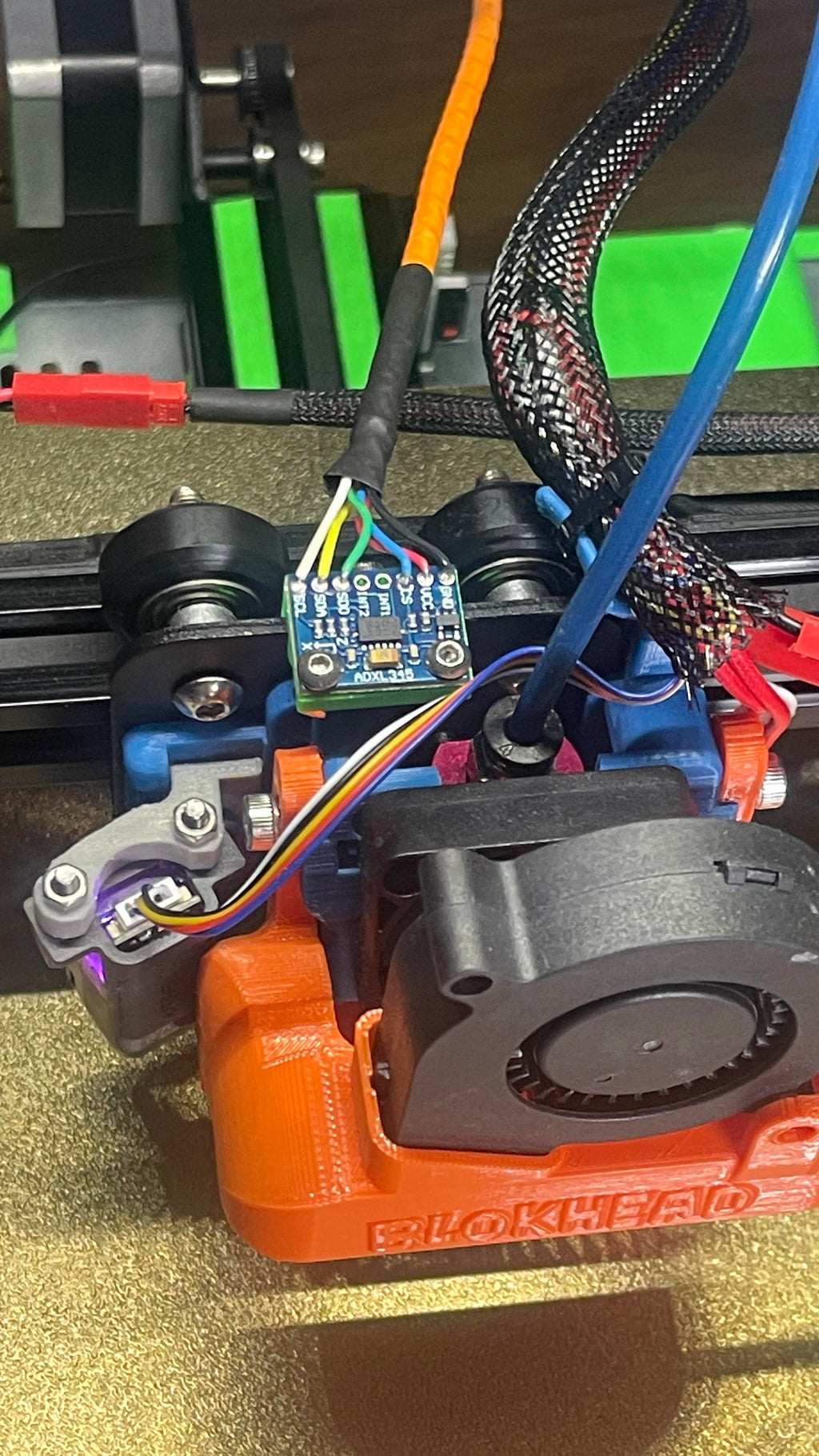 Ender 3 Pro ADXL345 Mount Input Shaper
