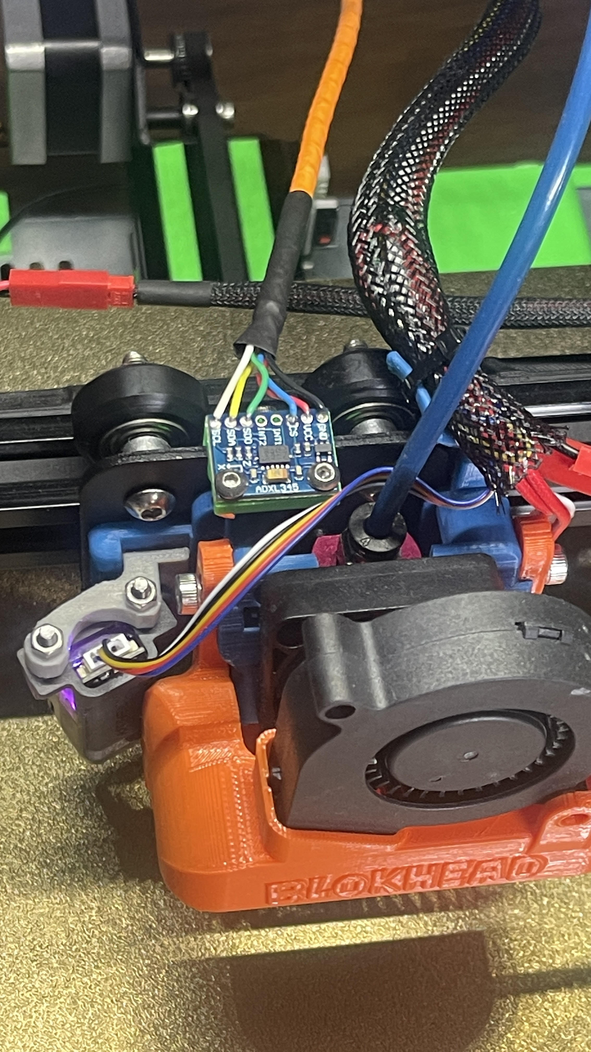 Ender 3 Pro ADXL345 Mount Input Shaper