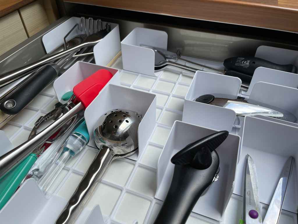 Gridfinity Kitchen Drawer (Parametric)