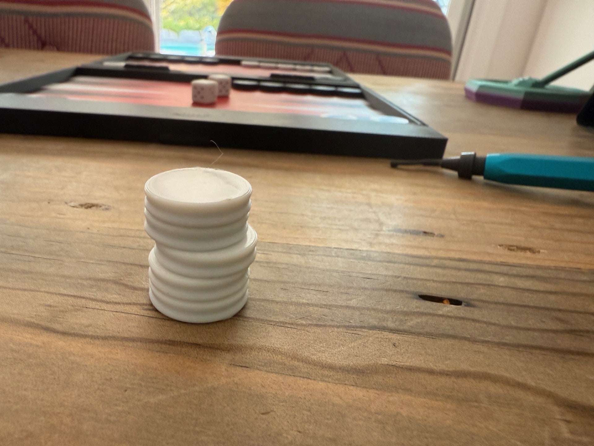 Backgammon Checkers - Lux Kit (Pennies inside)