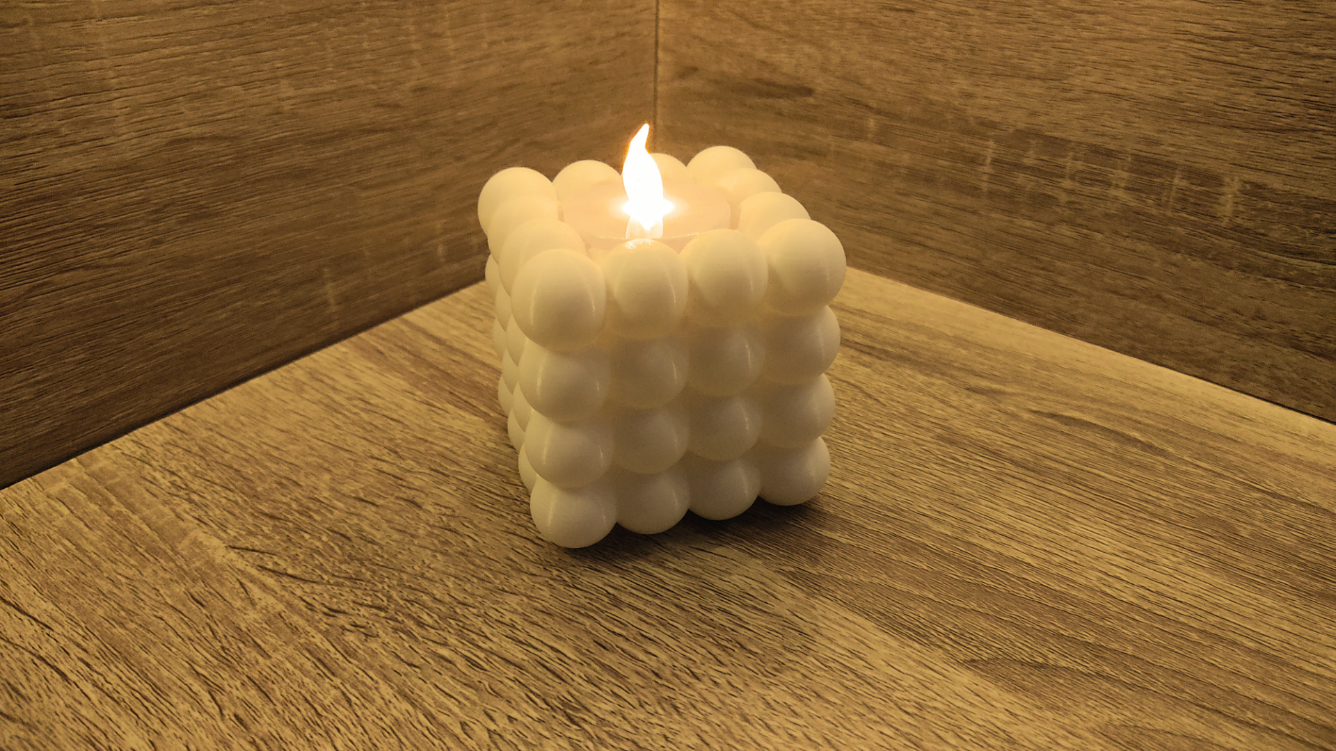 Bougeoir à bulles