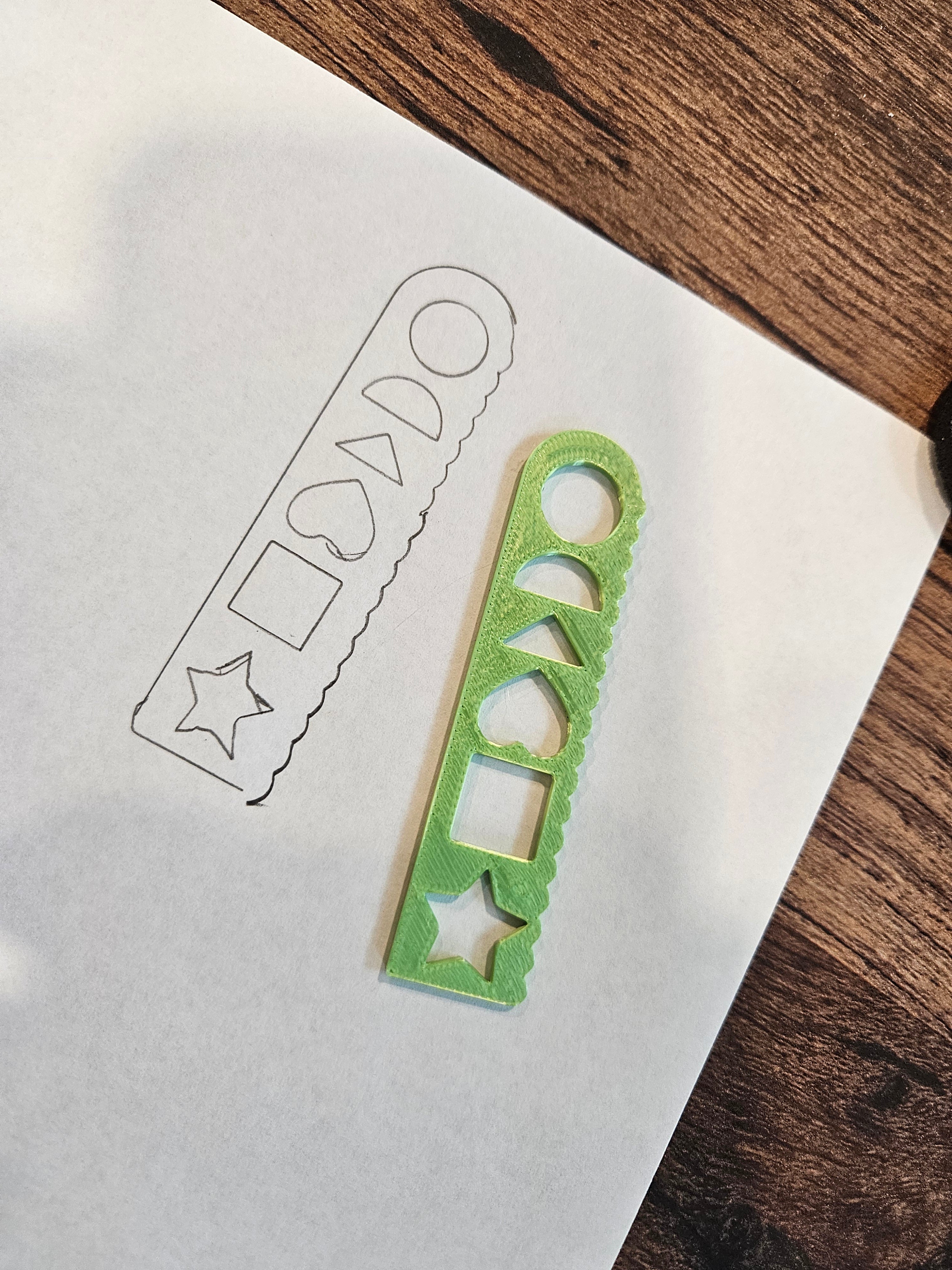 Drawing Stencil With Shapes