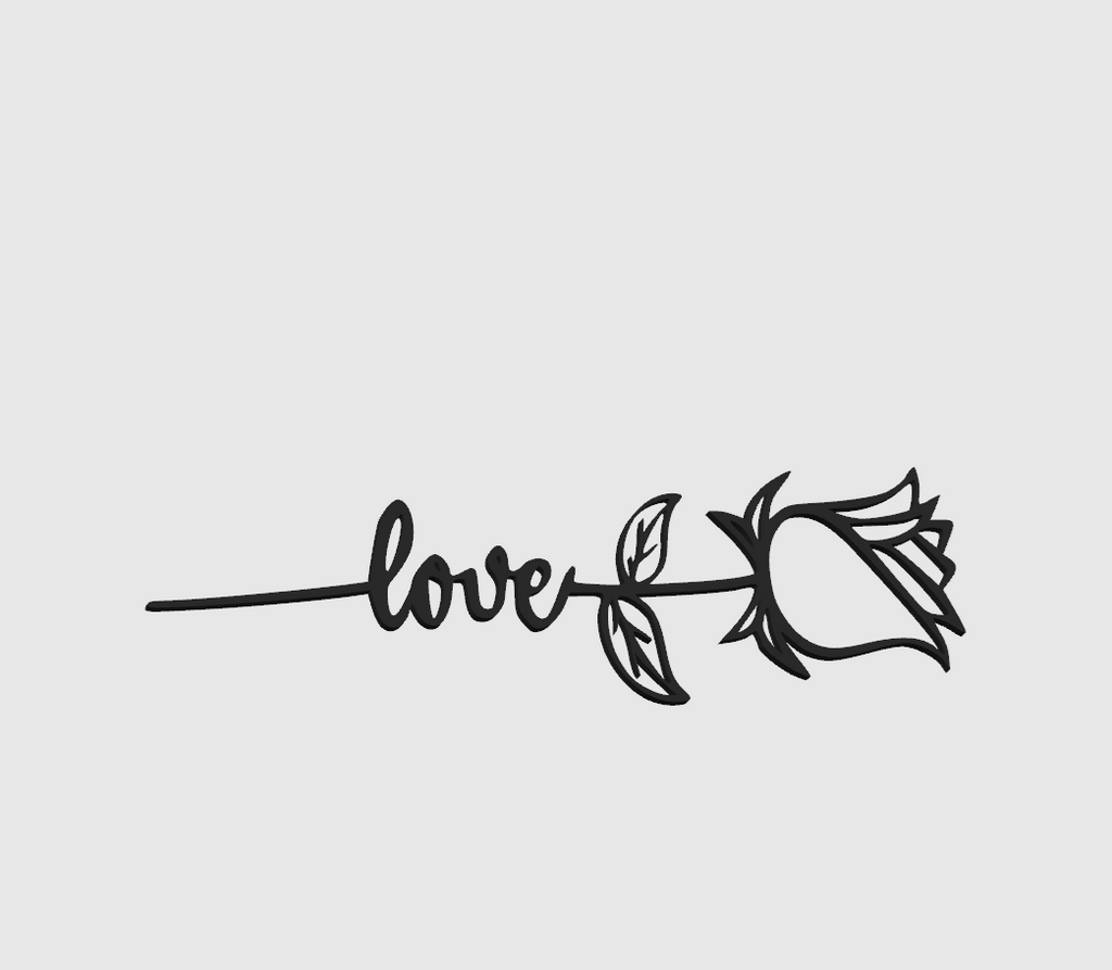 Love Rose + Normal or Name Stand with ♡