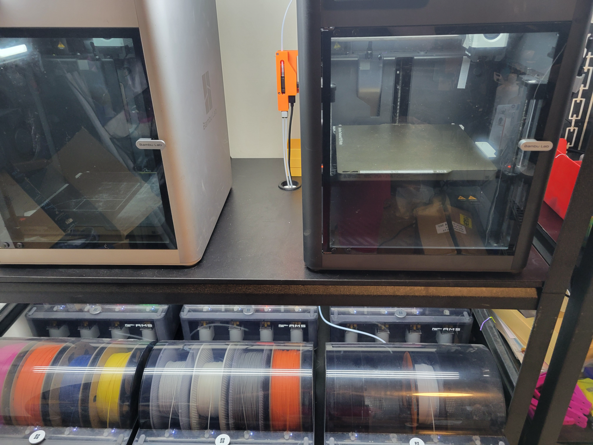 AMS Downward Facing Hub - using AMS Lite Hub on the X1 or P1 machines