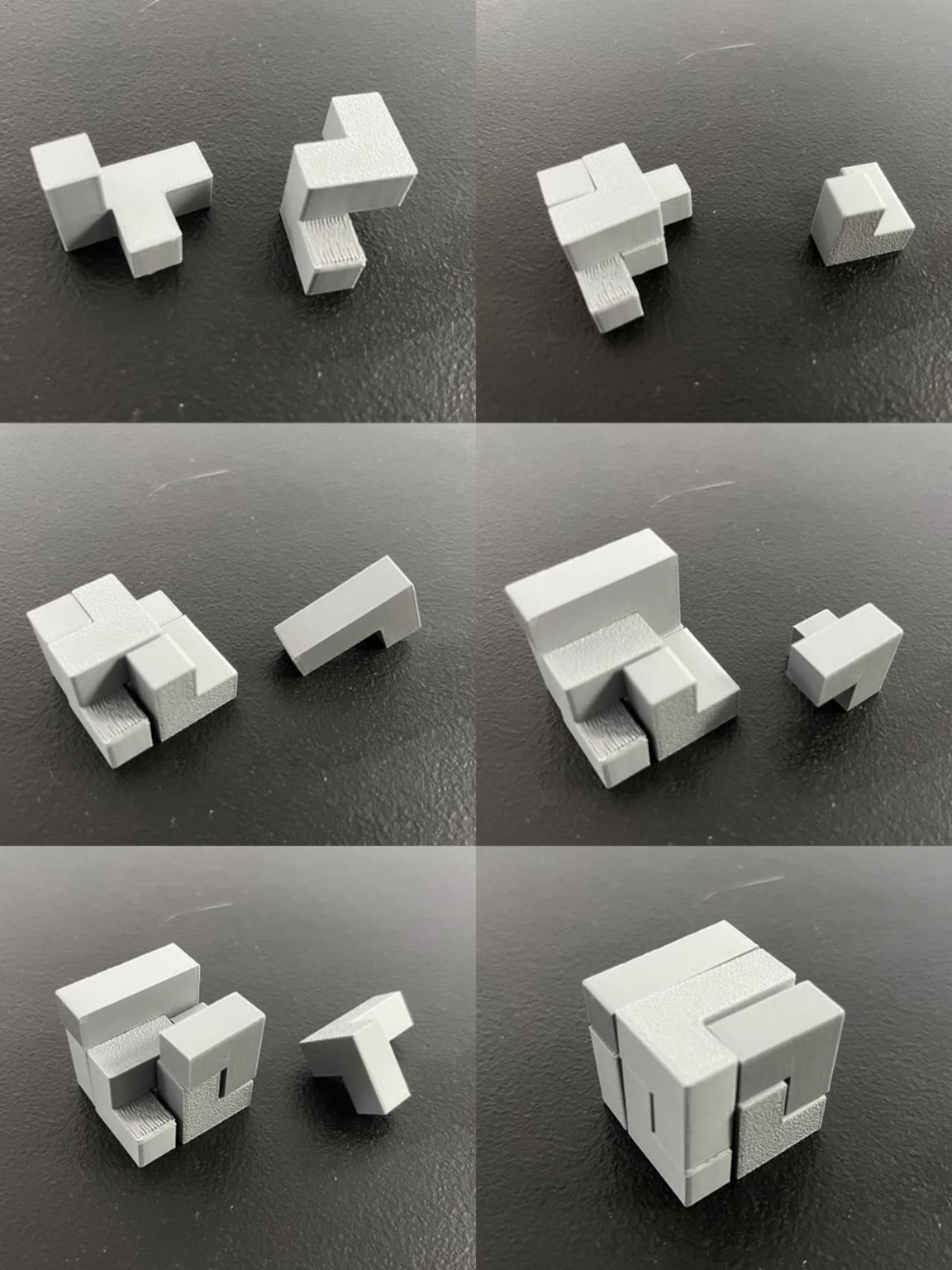 3*3*3 6-piece Mikusiński Cube puzzle