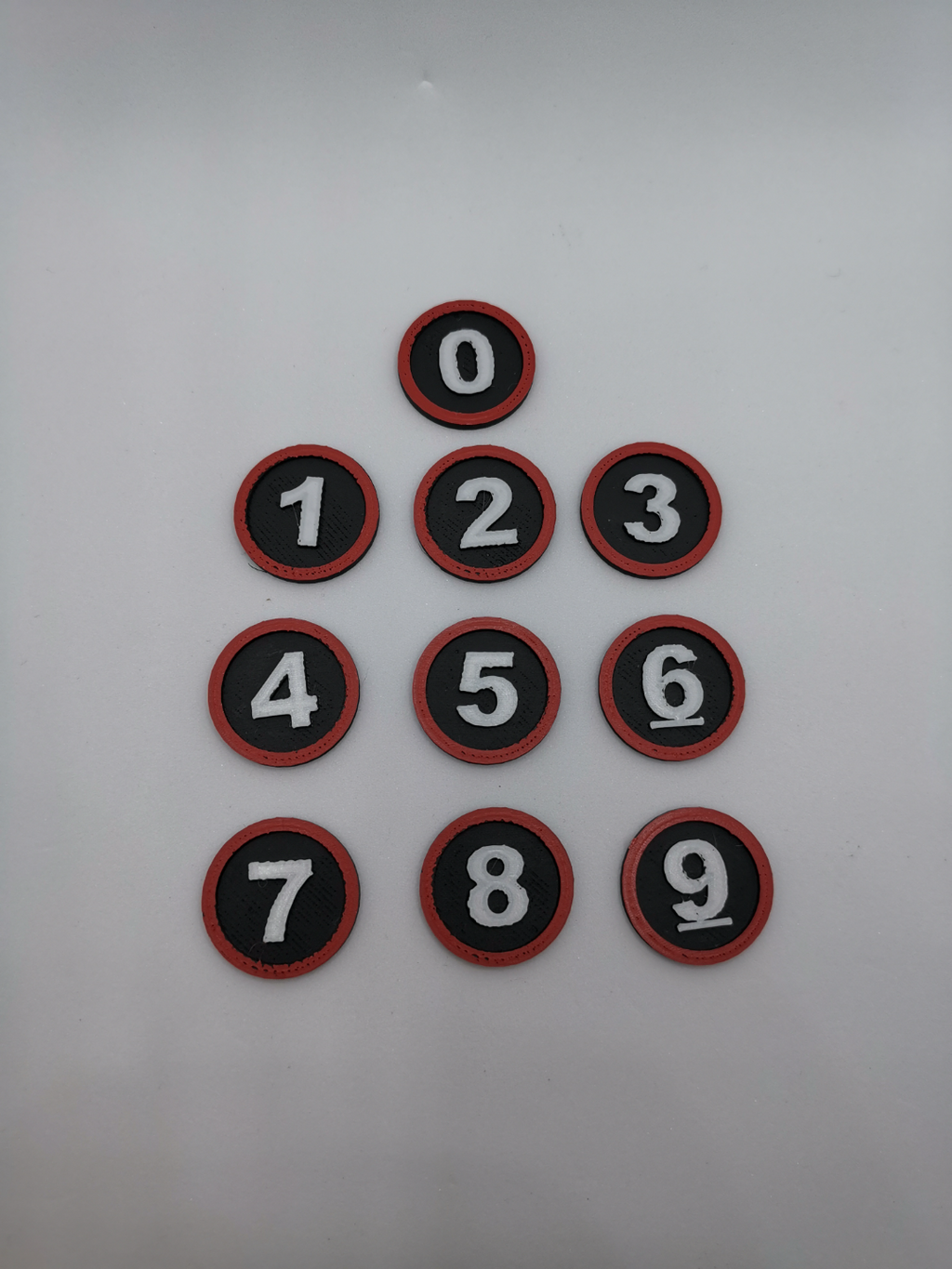 Enemy Token D&D - Numbered Token Set