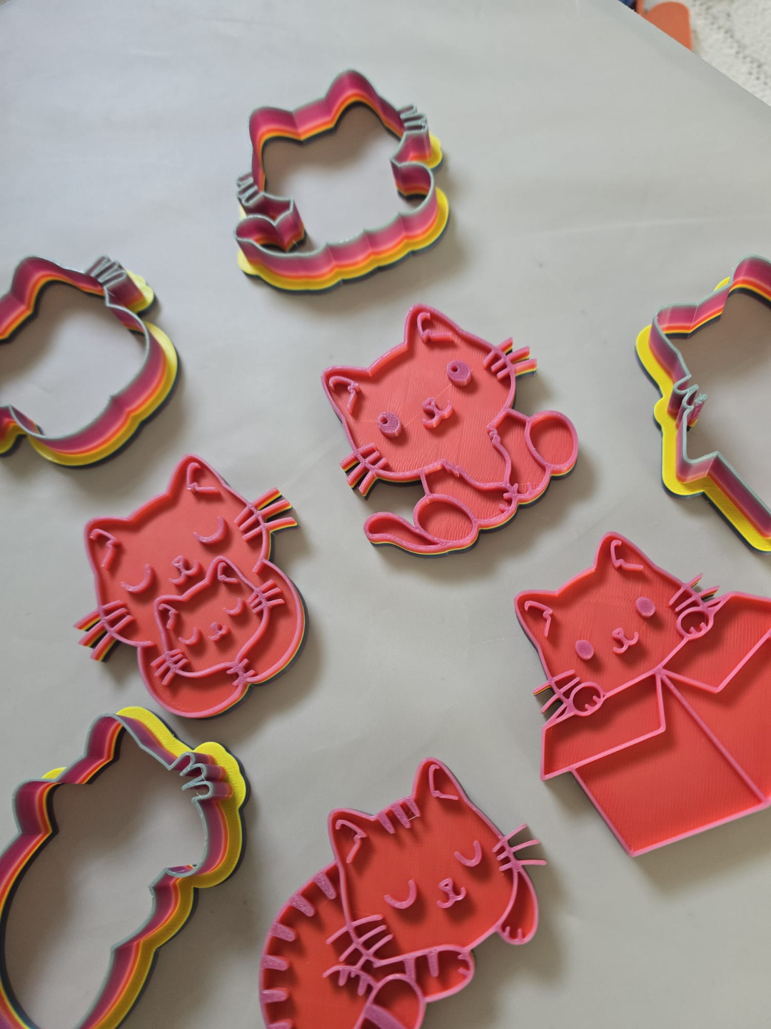 Kawaii Cute Cat Animal Clay Playdoh Cookie Cutter