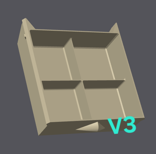 Under Desk Drawer with Divider