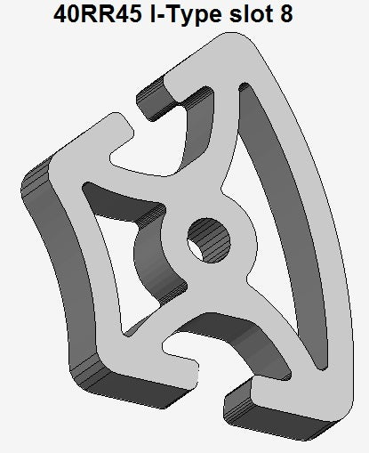 Aluminium Extrusion Profiles, 55 Typs STL files