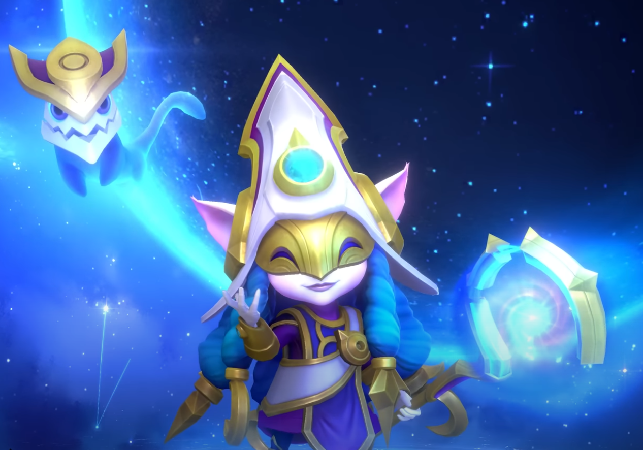 Cosmic Enchantress Lulu inspired LoL Mask