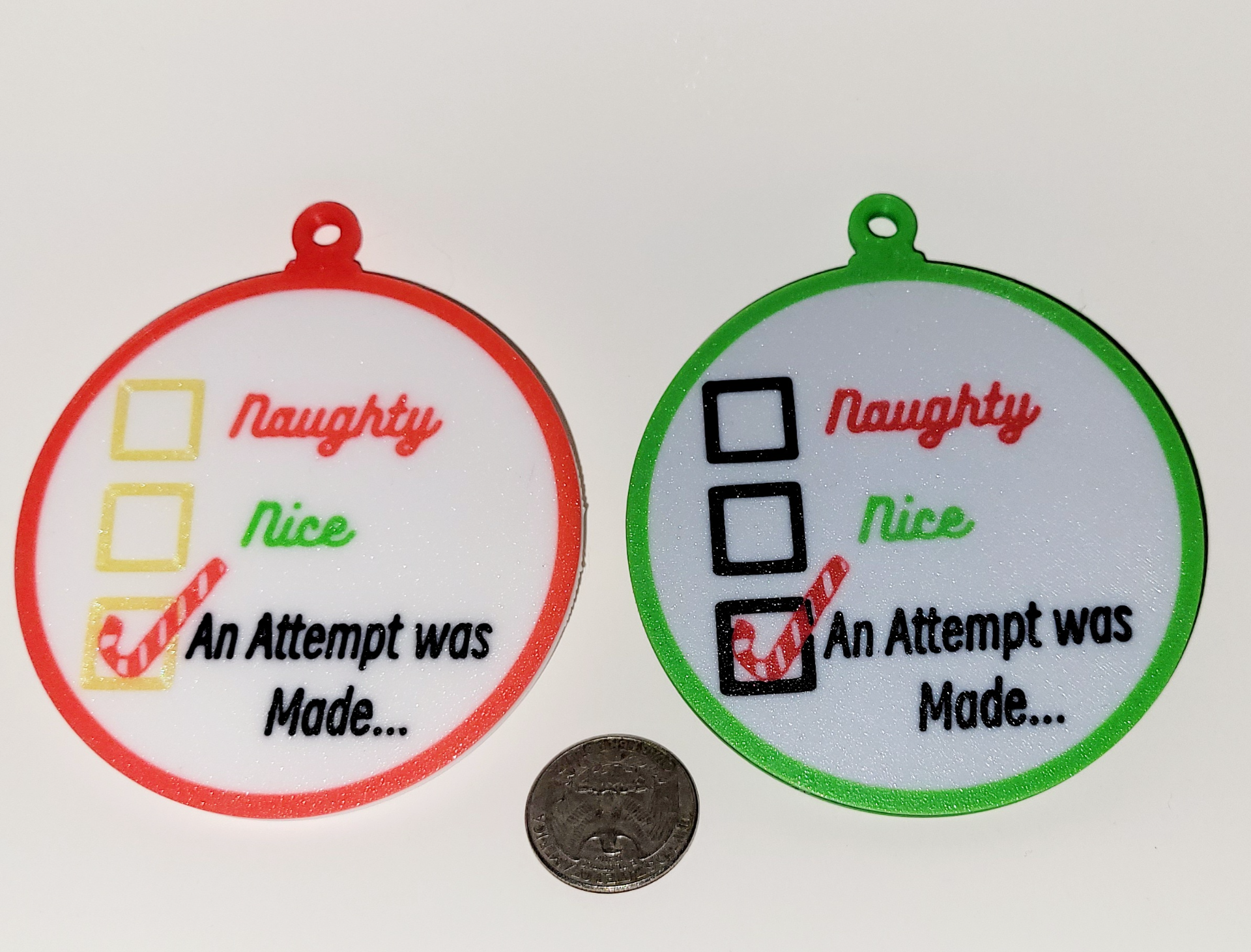 Naughty, Nice, An attempt was made (Just saying)