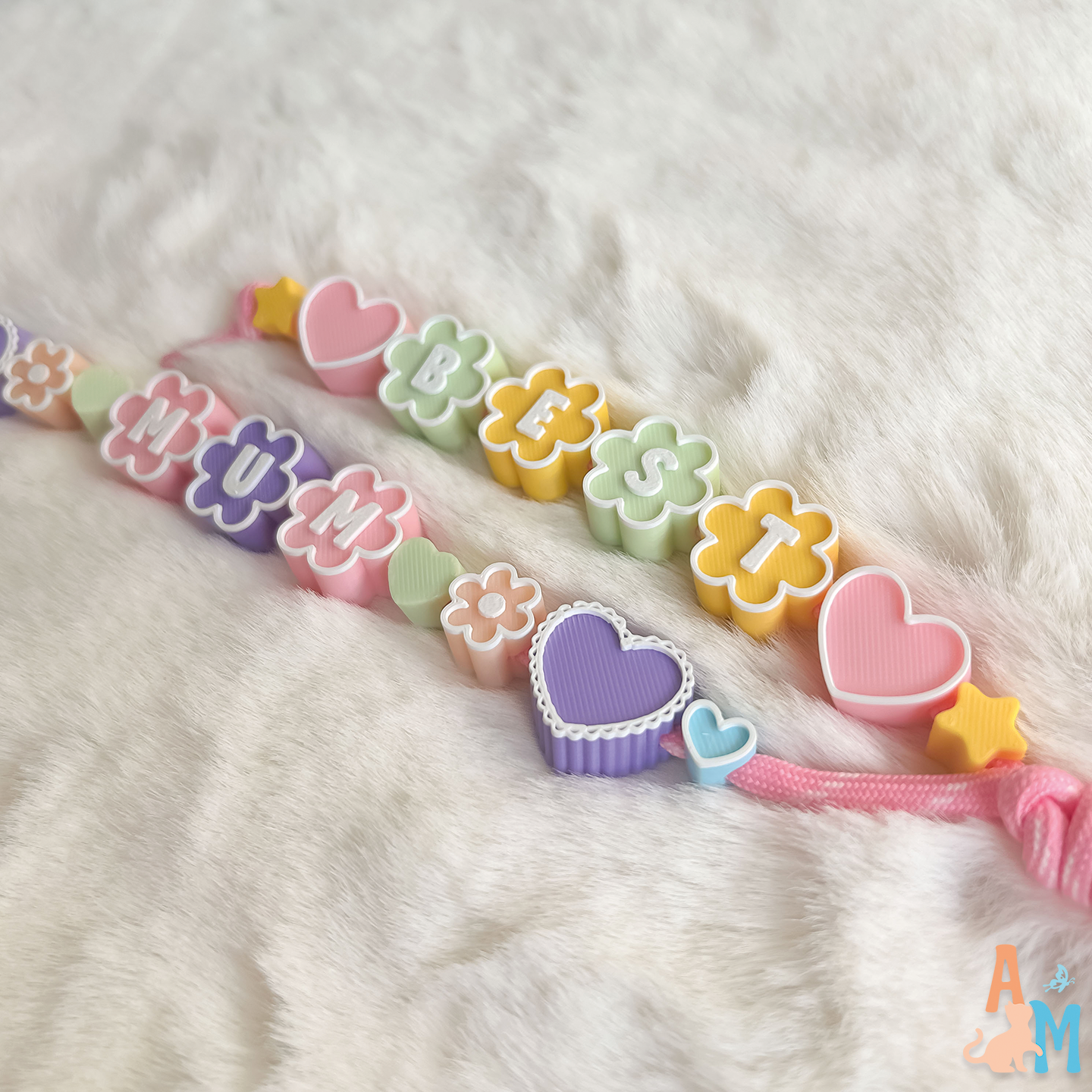 Best Mum Mother's Day Flower Paracord Charms
