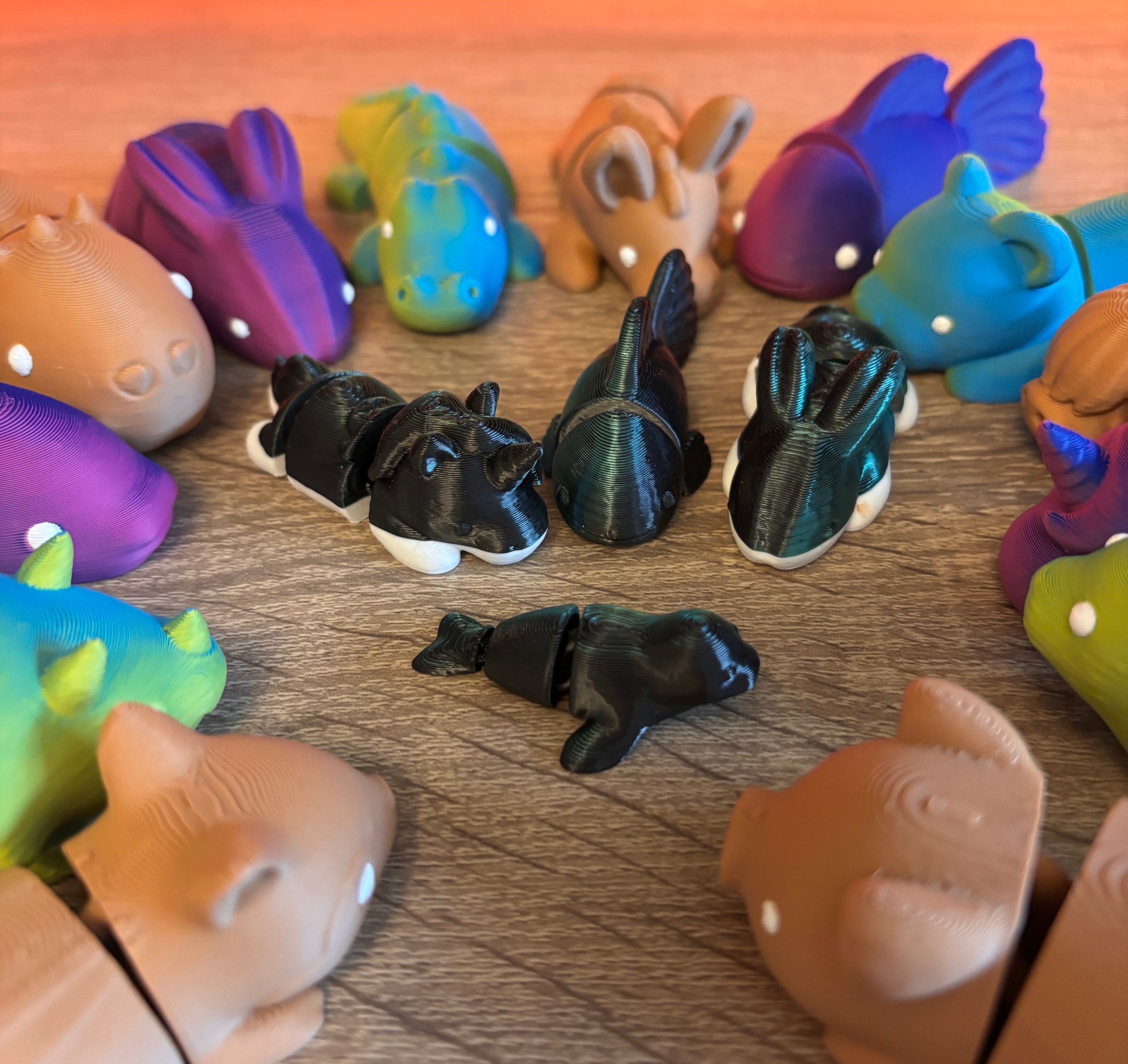 13 Flexi Fidget Animals