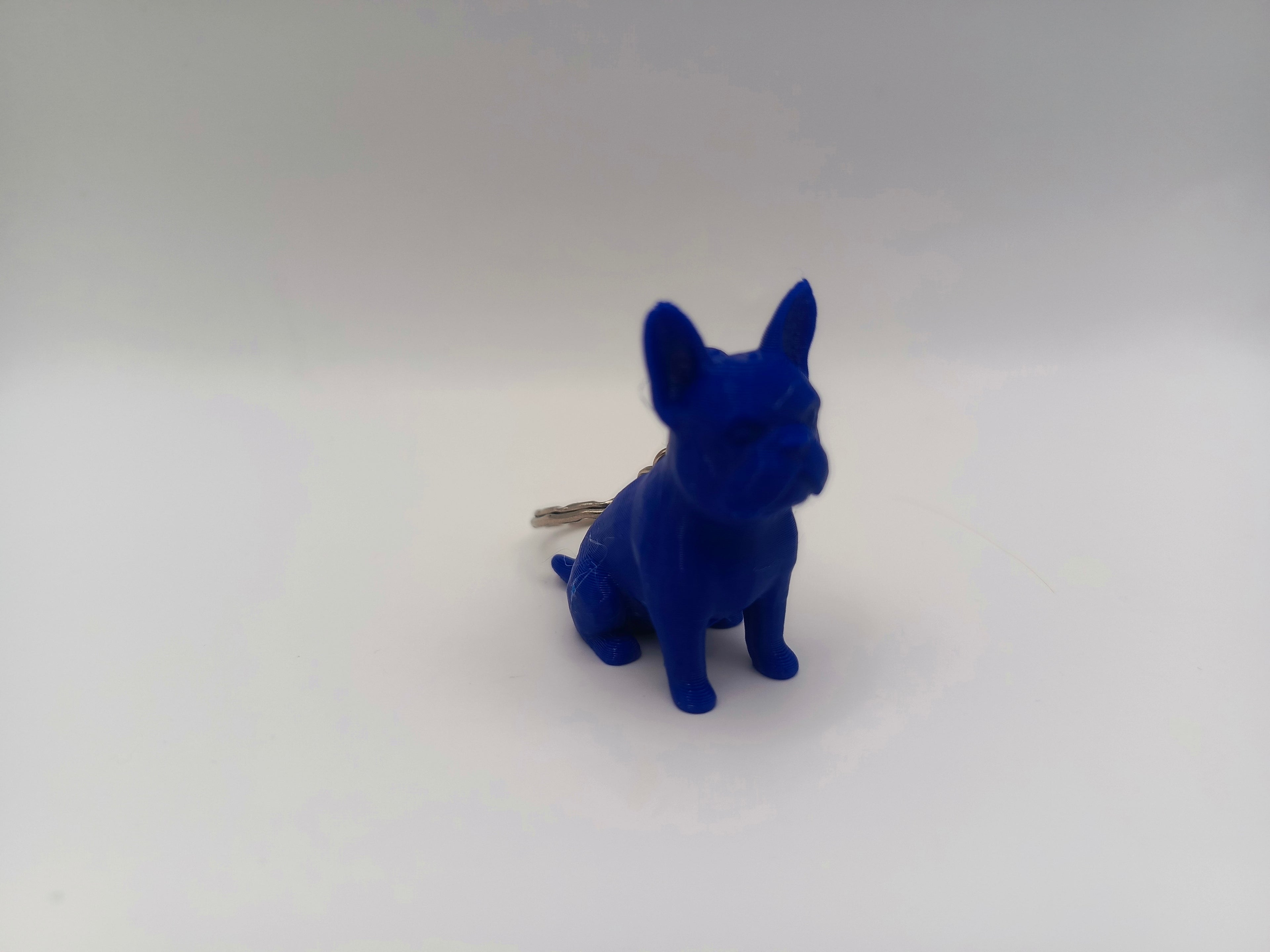 French Bulldog Keychain Figurine