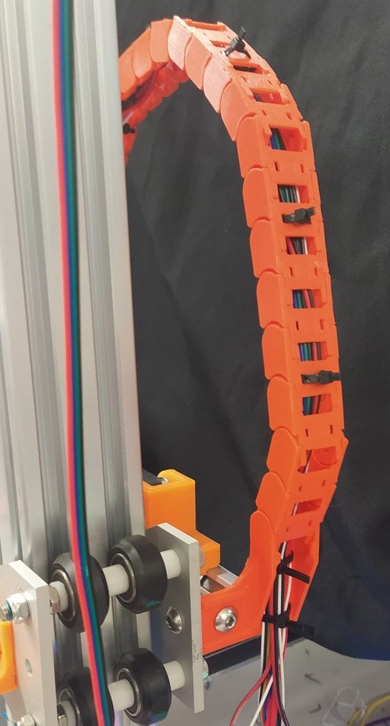 Cable chain minimalist, open, fast print