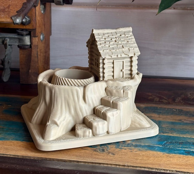 Woodland Cabin Succulent Planter