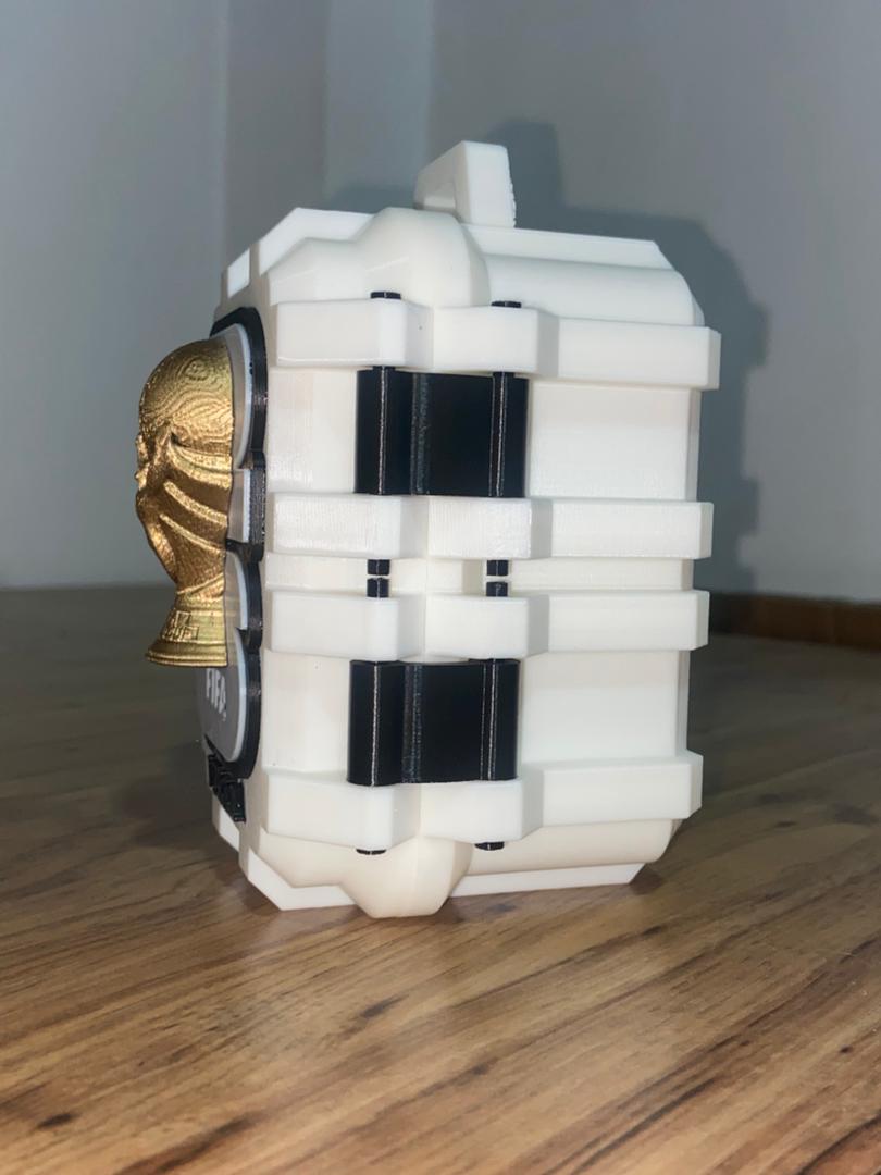 Caja para el mundial para llavero