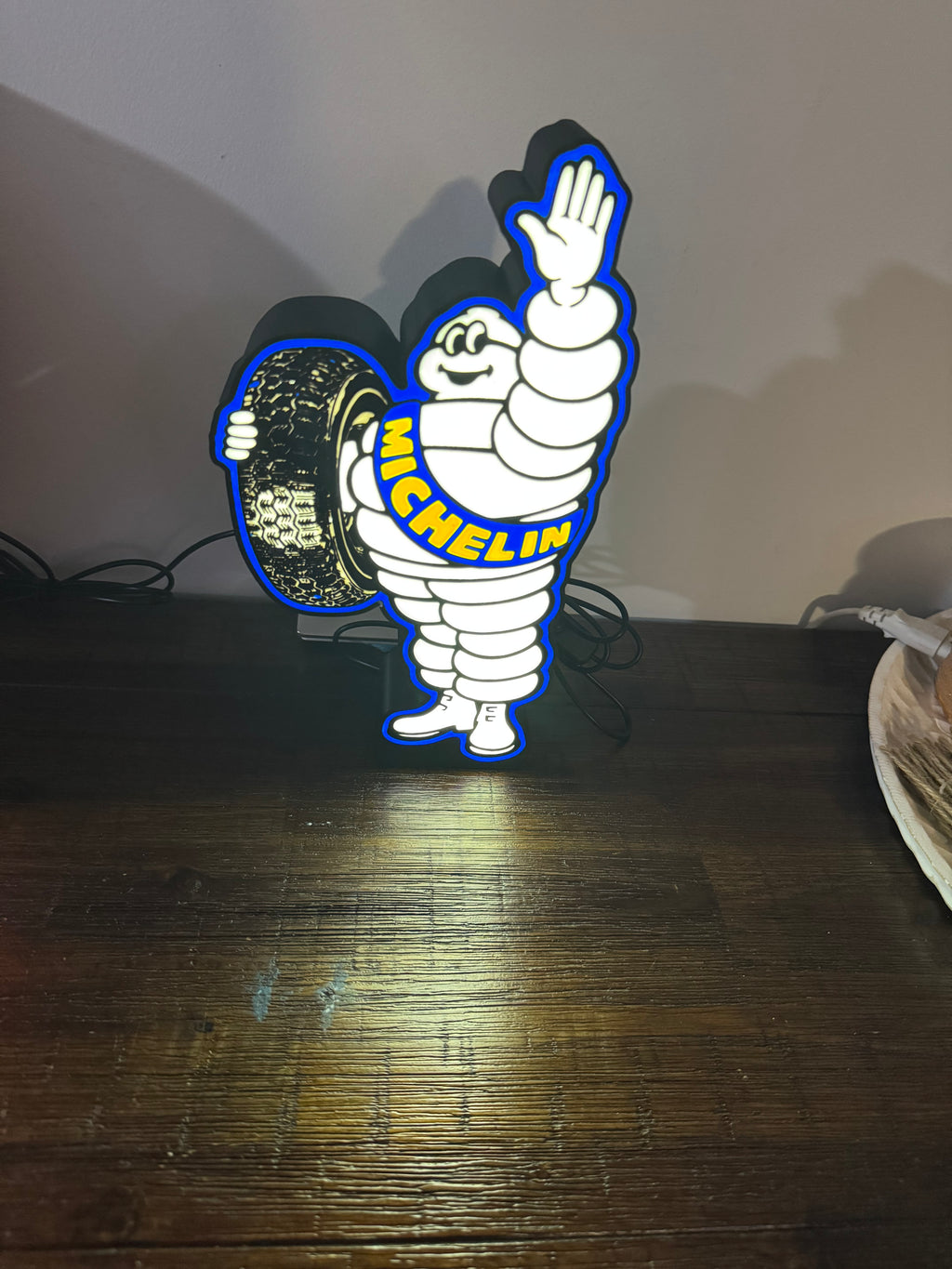 Michelin Man - Light up Tall Sign